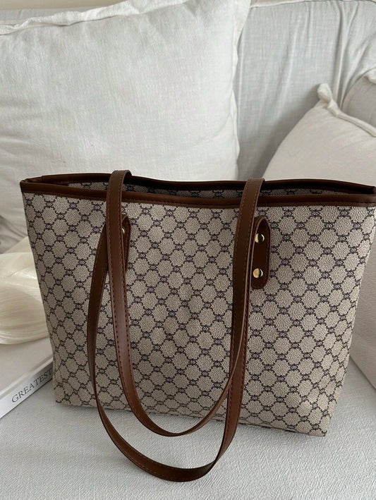 SHEIN حقيبة كتف فخمة عصرية