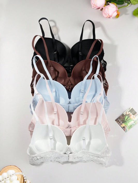 SHEIN صدريات نسائية 5 قطع مبطنة مريحة