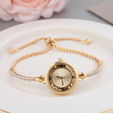 SHEIN ساعة نسائية كوارتز كاجوال مرصعة