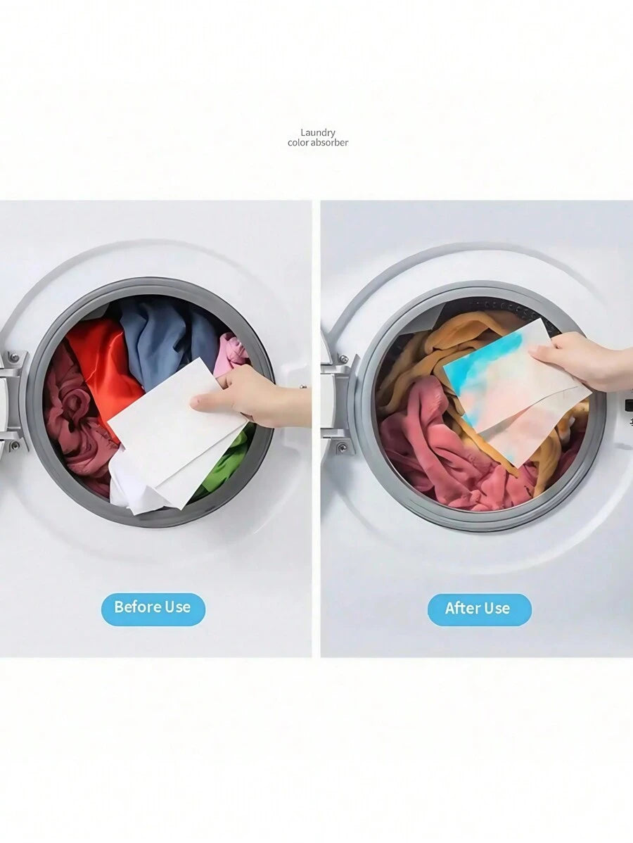 SHEIN قرص غسيل ماص للألوان مضاد للبقع