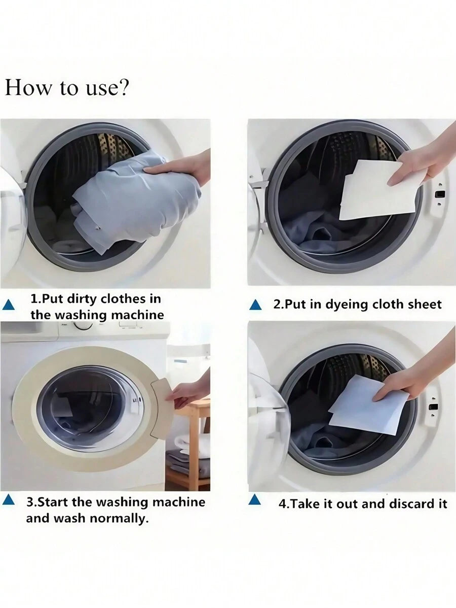 SHEIN قرص غسيل ماص للألوان مضاد للبقع