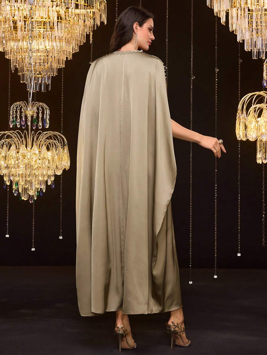 SHEIN Al Najma فستان عربي أنيق تقليدي مزخرف