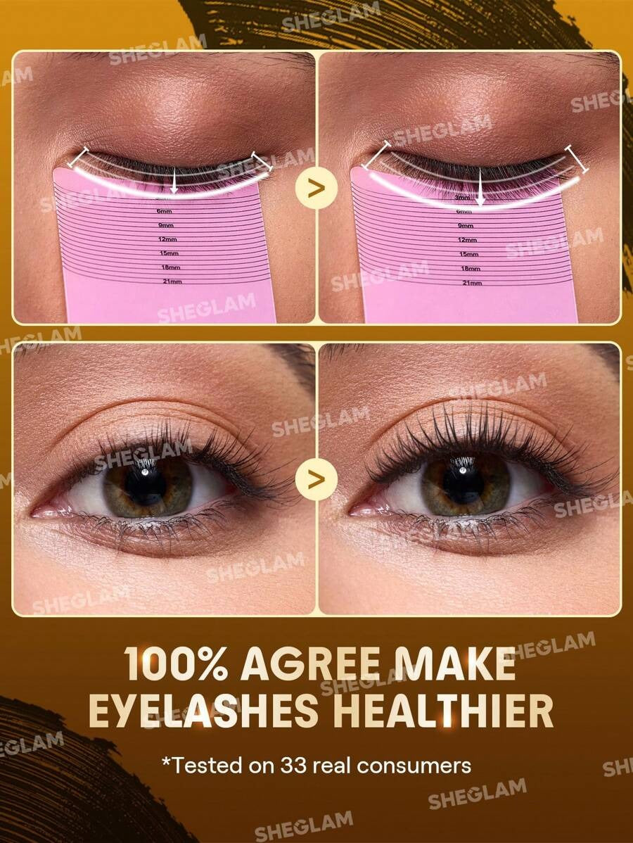 SHEGLAM 24K All-In-One ماسكارا متعددة التأثيرات لإطلالة فاخرة