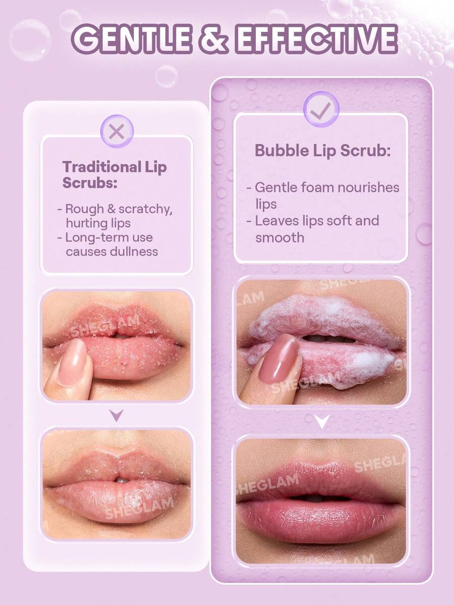SHEGLAM Bubble Buff مقشر شفاه
