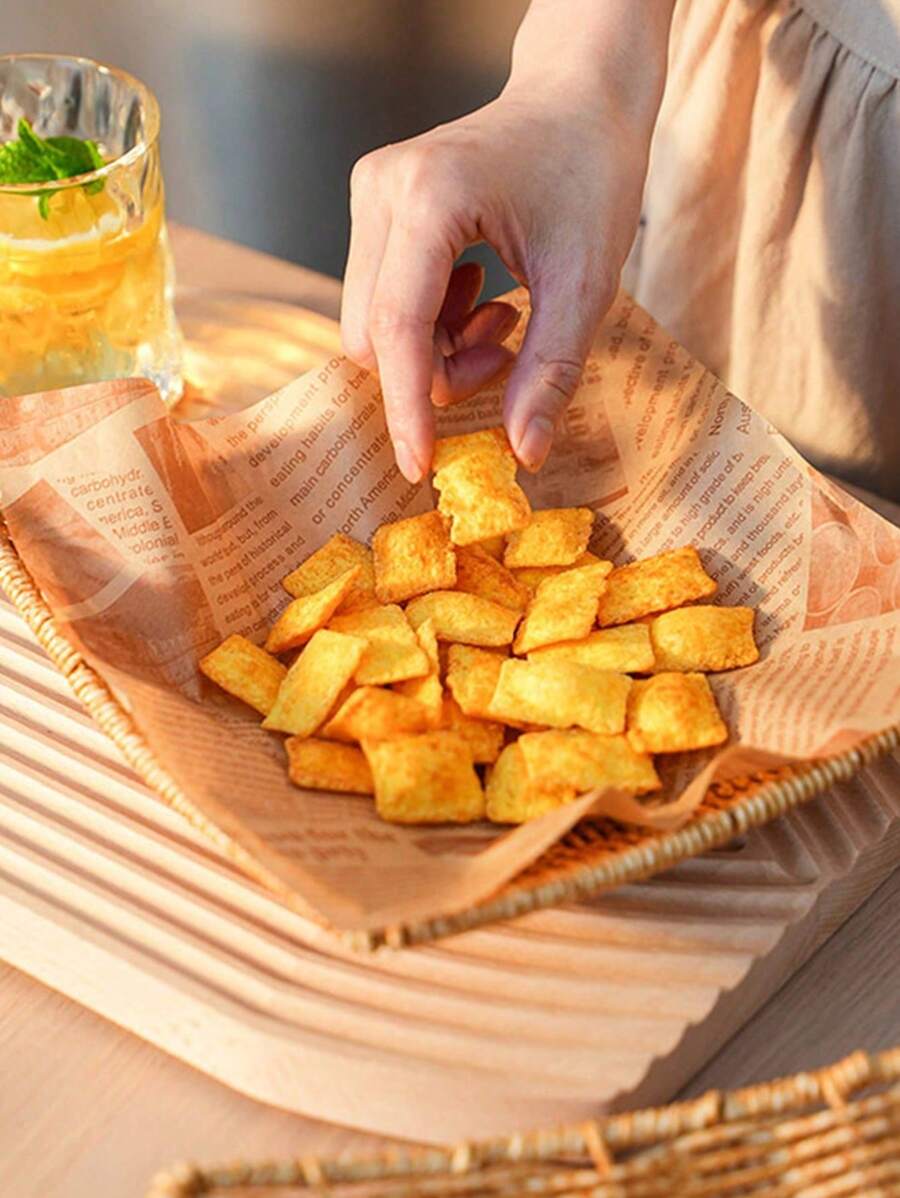 SHEIN ورق تغليف سندويشات مقاوم للزيت للنزهات والمطبخ