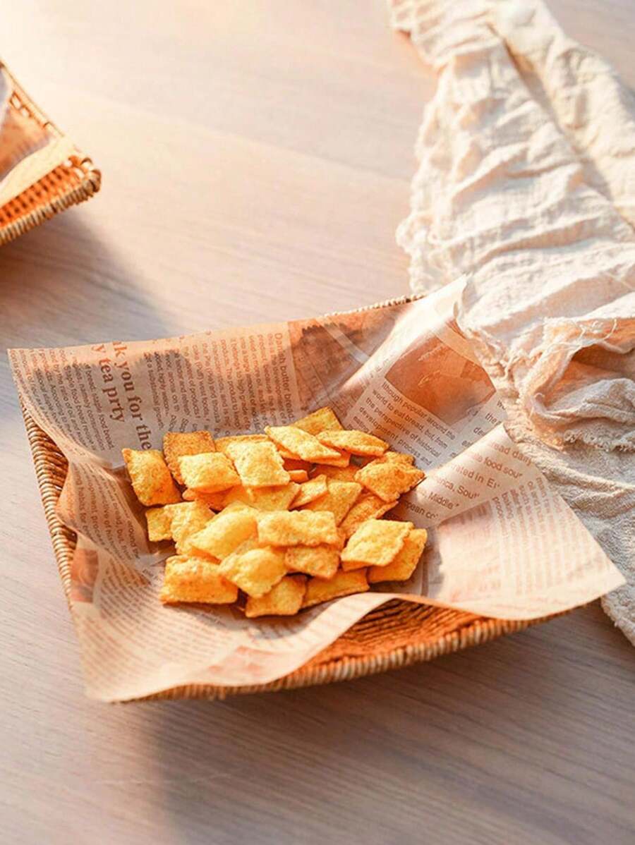 SHEIN ورق تغليف سندويشات مقاوم للزيت للنزهات والمطبخ