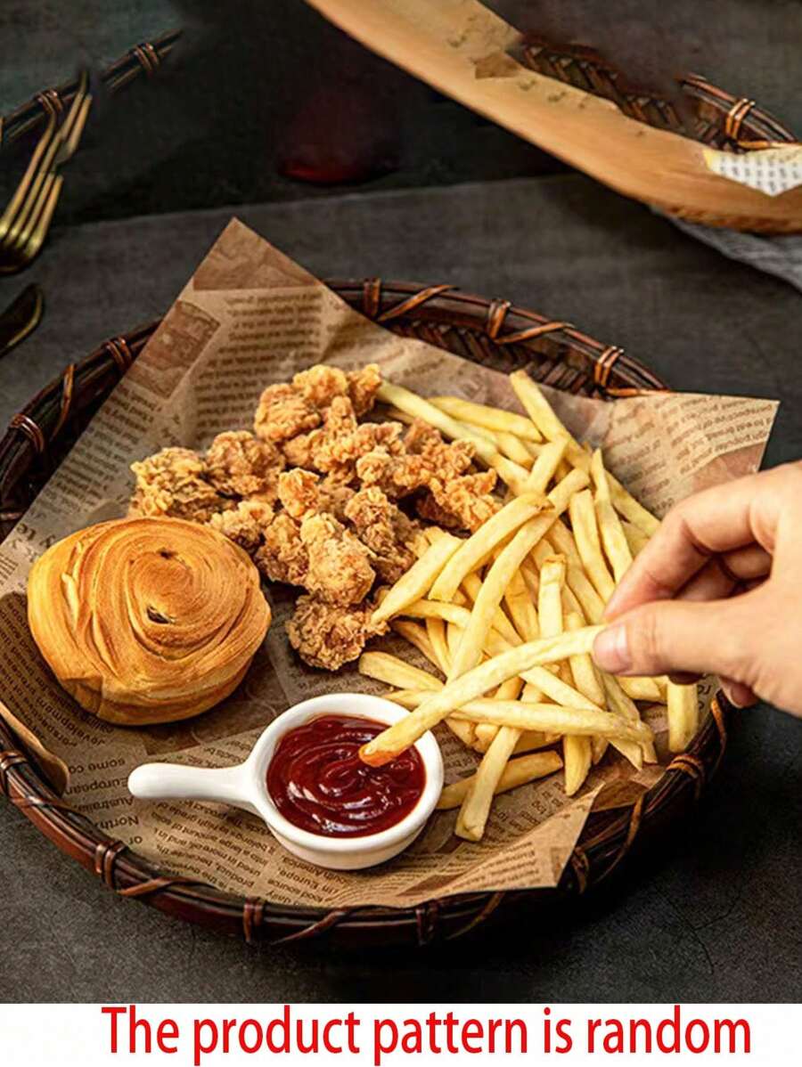 SHEIN ورق تغليف سندويشات مقاوم للزيت للنزهات والمطبخ