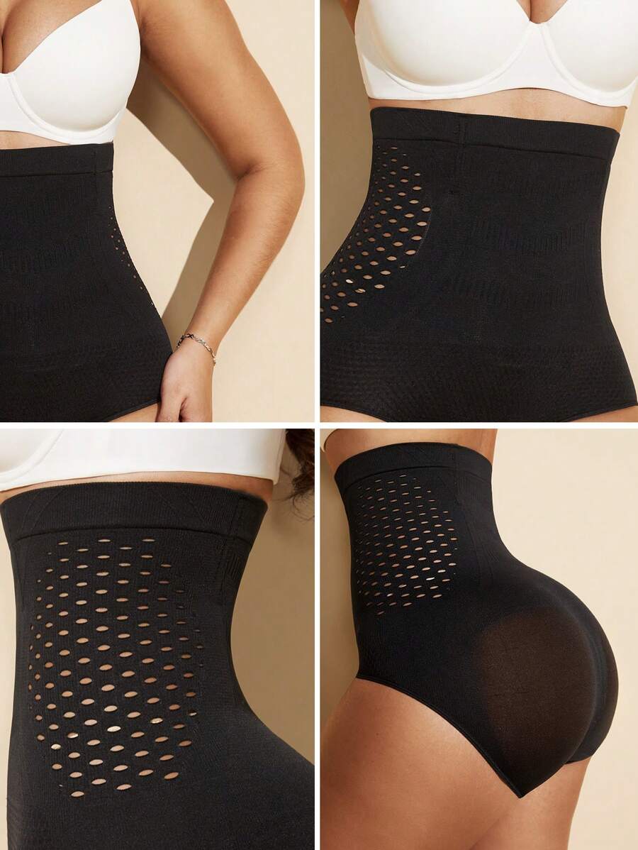 SHEIN طقم 2 قطعة سراويل نسائية بخصر عالي مشد للبطن لتنحيف الجسم