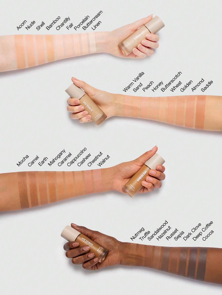 SHEGLAM Skinfinite Sand كريم أساس سائل خفيف
