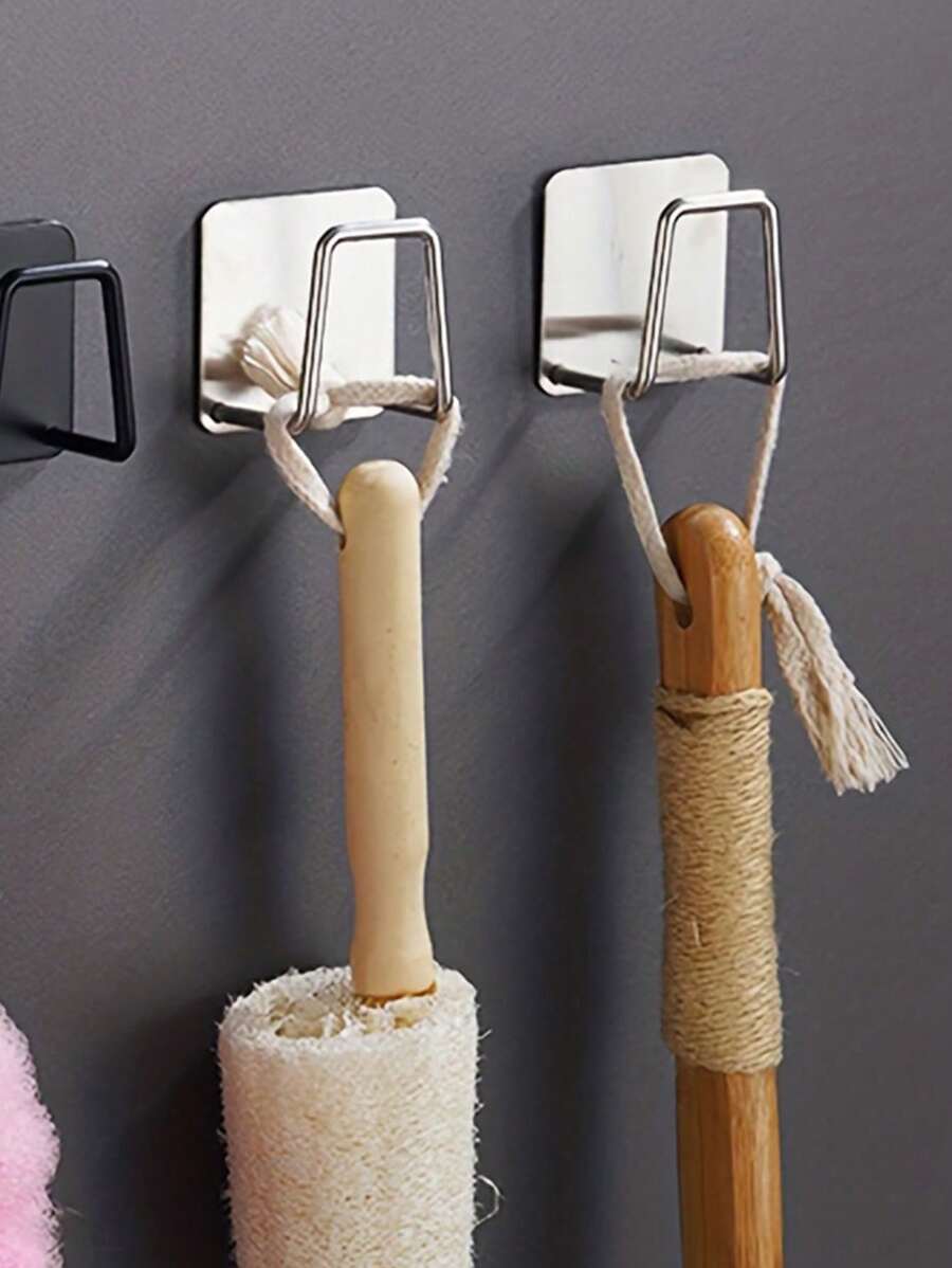 SHEIN حامل مطبخ ستانلس ستيل للإسفنج والاكسسوارات