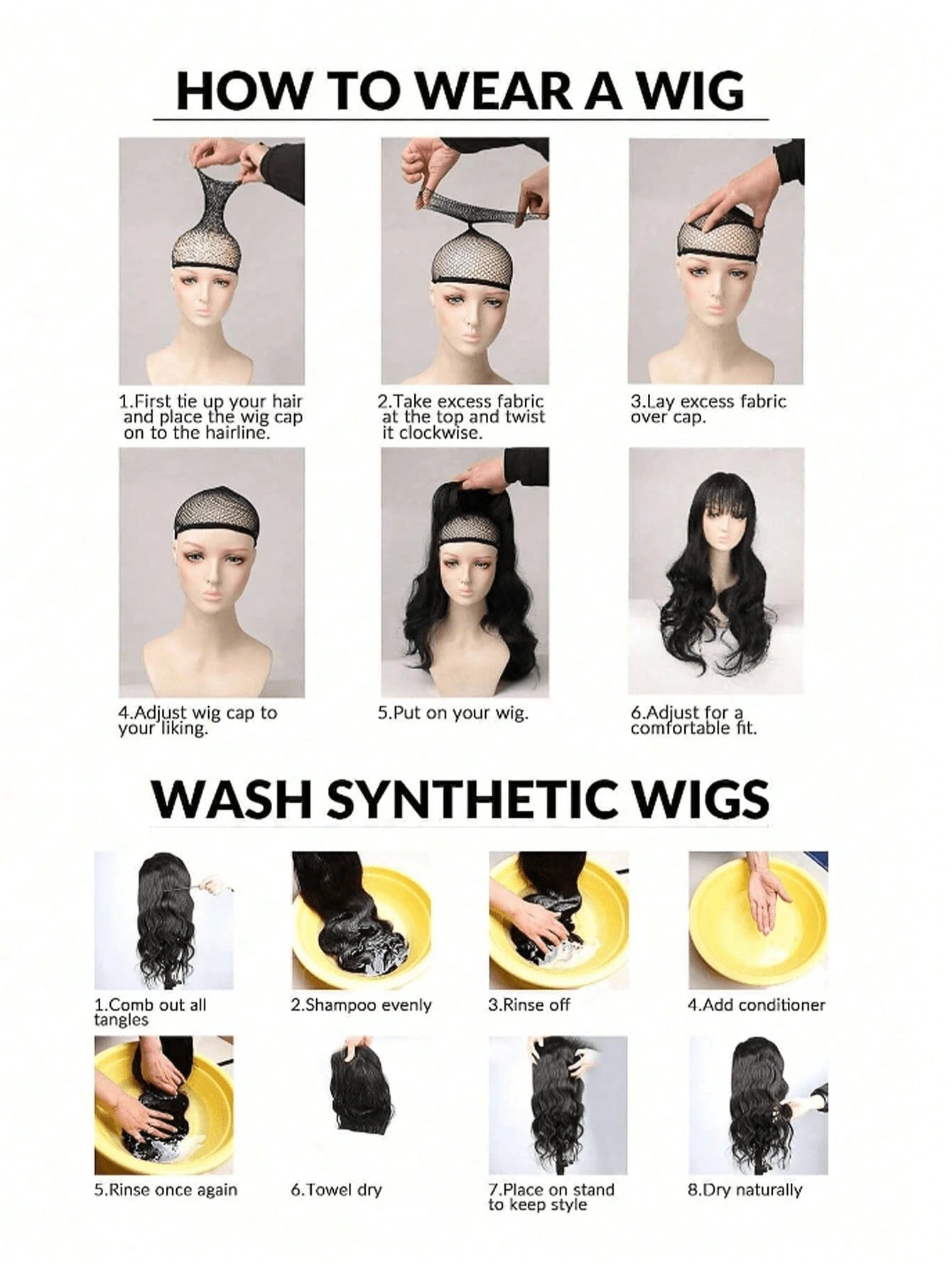 SHEIN NAMM باروكة شعر مستقيم بني قصير 12 بوصة ألياف صناعية مقاومة للحرارة