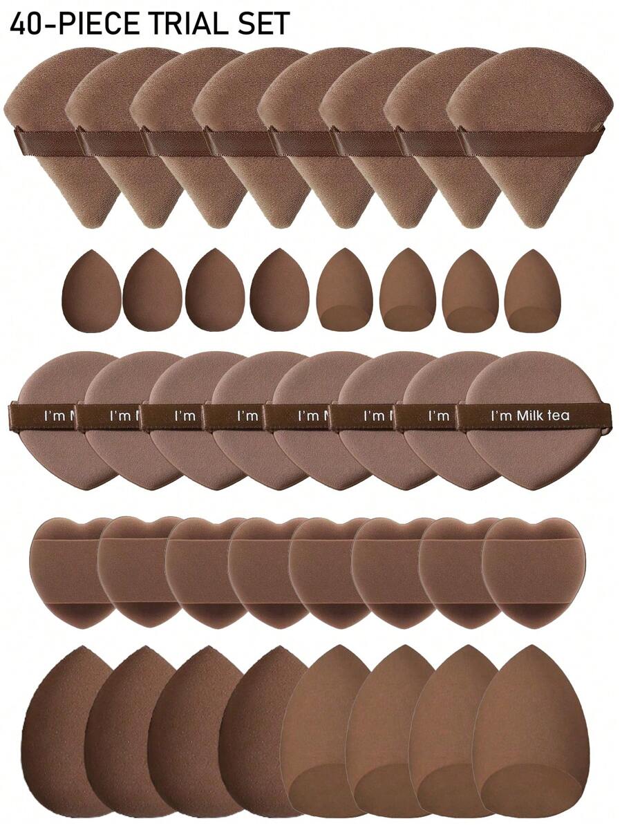 SHEIN طقم مكياج مع إسفنجات ومسّادات