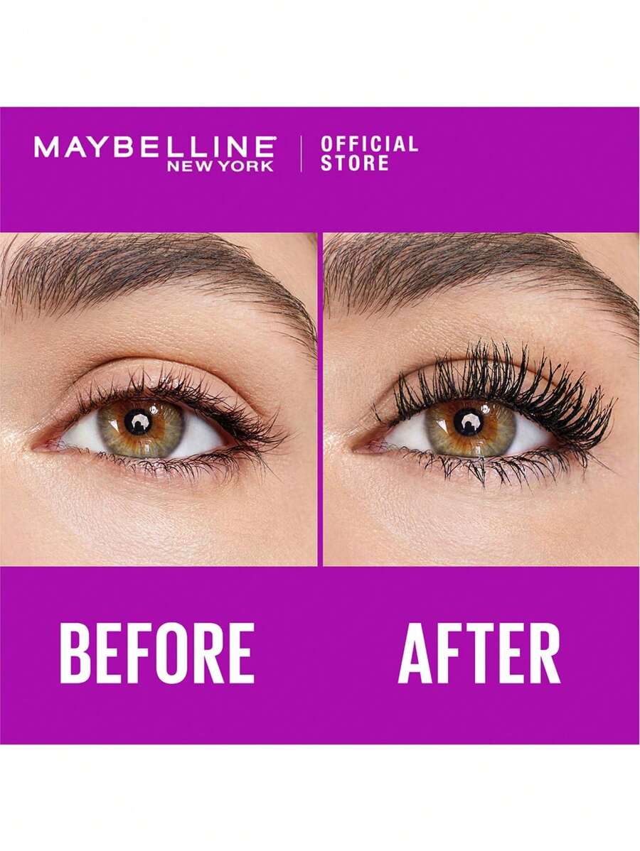 Maybelline ماسكارا مقاومة للماء مكثفة وطويلة الأمد 9.6 مل