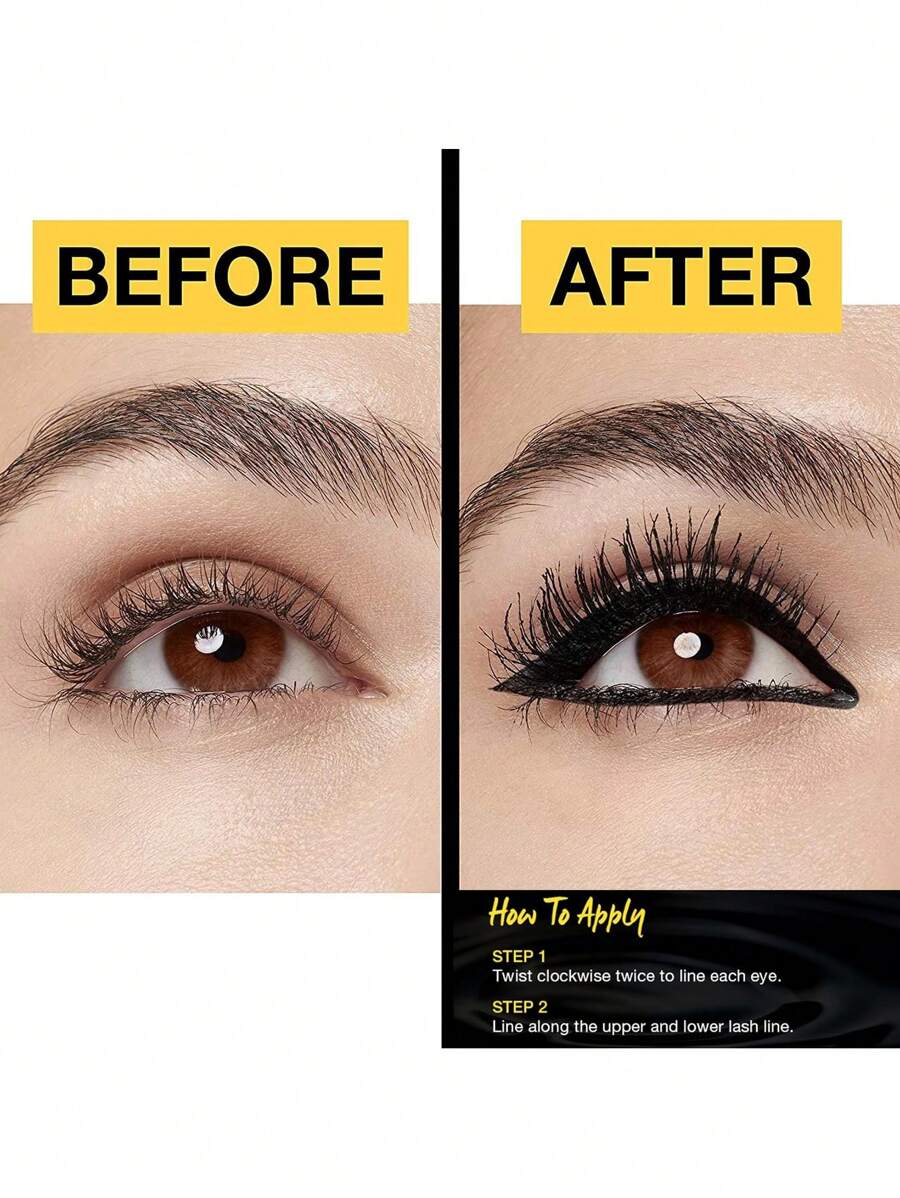 Maybelline كحل كاجال بزيت الأرغان أسود داكن مقاوم للماء 0.25 جم