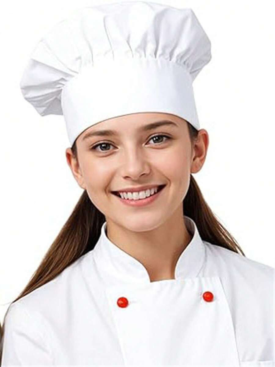 SHEIN قبعة طباخ قابلة للتعديل للطهي والخبز