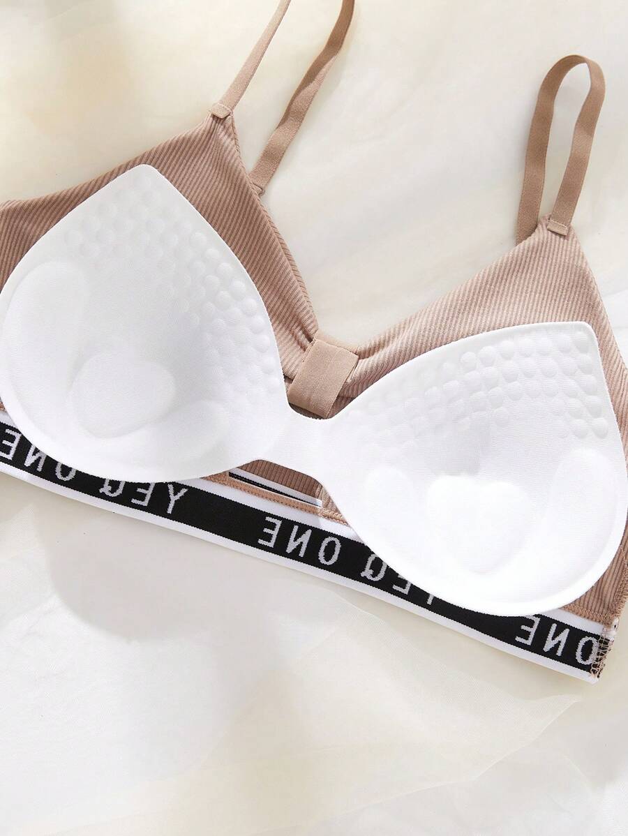 SHEIN لانجري 3 اطقم دانتيل بدون أسلاك