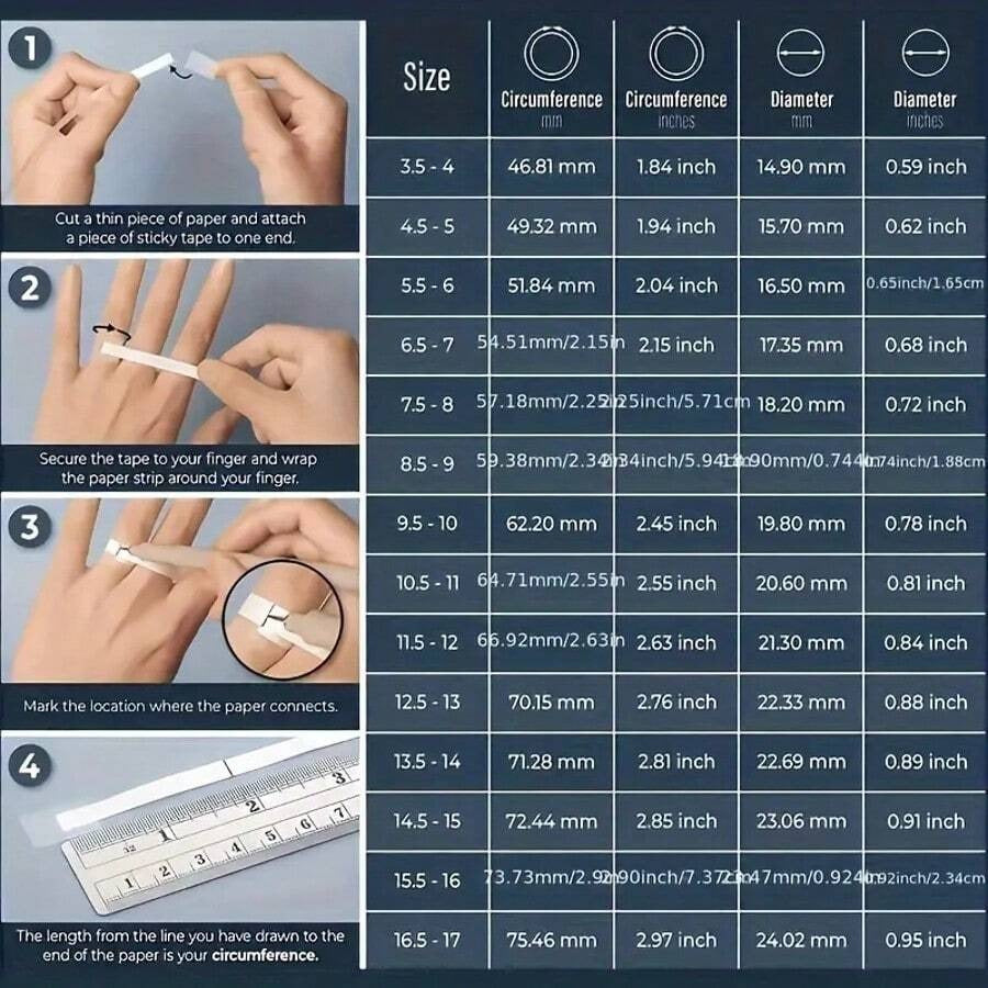 SHEIN خاتم أنيق متعدد الجوانب مزين بالفصوص