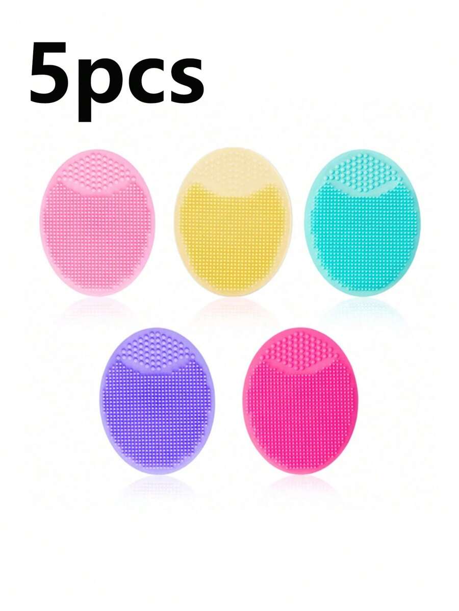 SHEIN  مجموعة فرش تنظيف الوجه 5 قطع