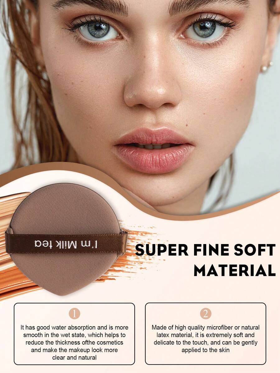 SHEIN إسفنجة مكياج 10 قطع قابلة لإعادة الاستخدام