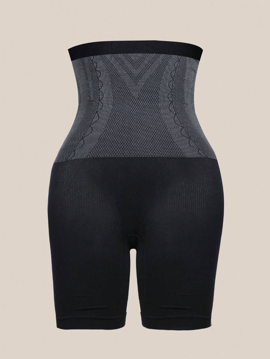 SHEIN شورت عالي الخصر مشكل لشد البطن ورفع الأرداف