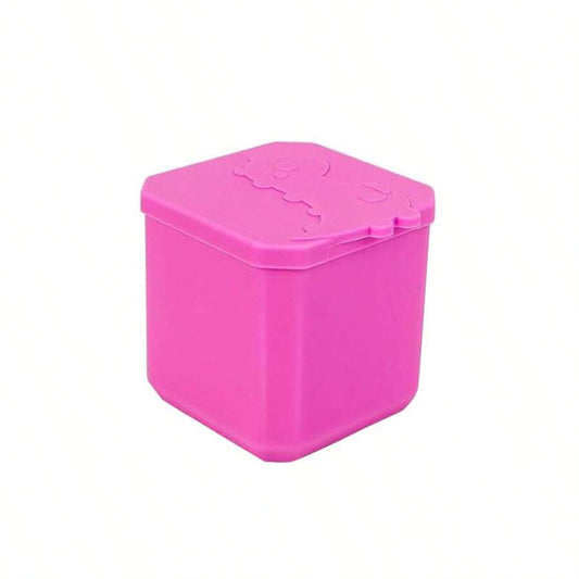 SHEIN حاوية طعام سيليكون مربعة محكمة الإغلاق