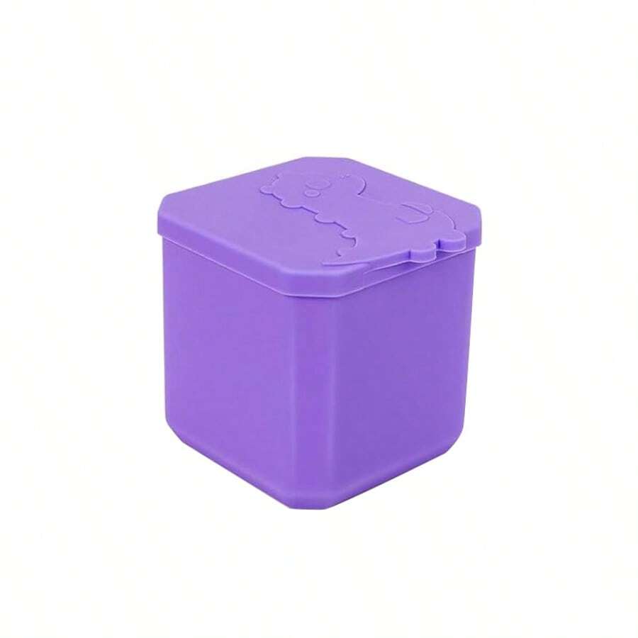 SHEIN حاوية طعام سيليكون مربعة محكمة الإغلاق