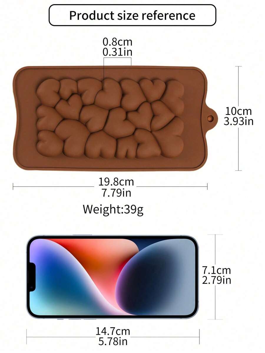 SHEIN قالب سيليكون للخبز والشوكولاتة والحلويات