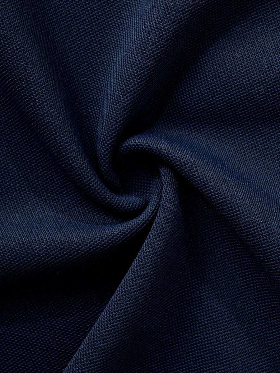 SHEIN قميص بولو أولادي كاجوال بأكمام طويلة وياقة