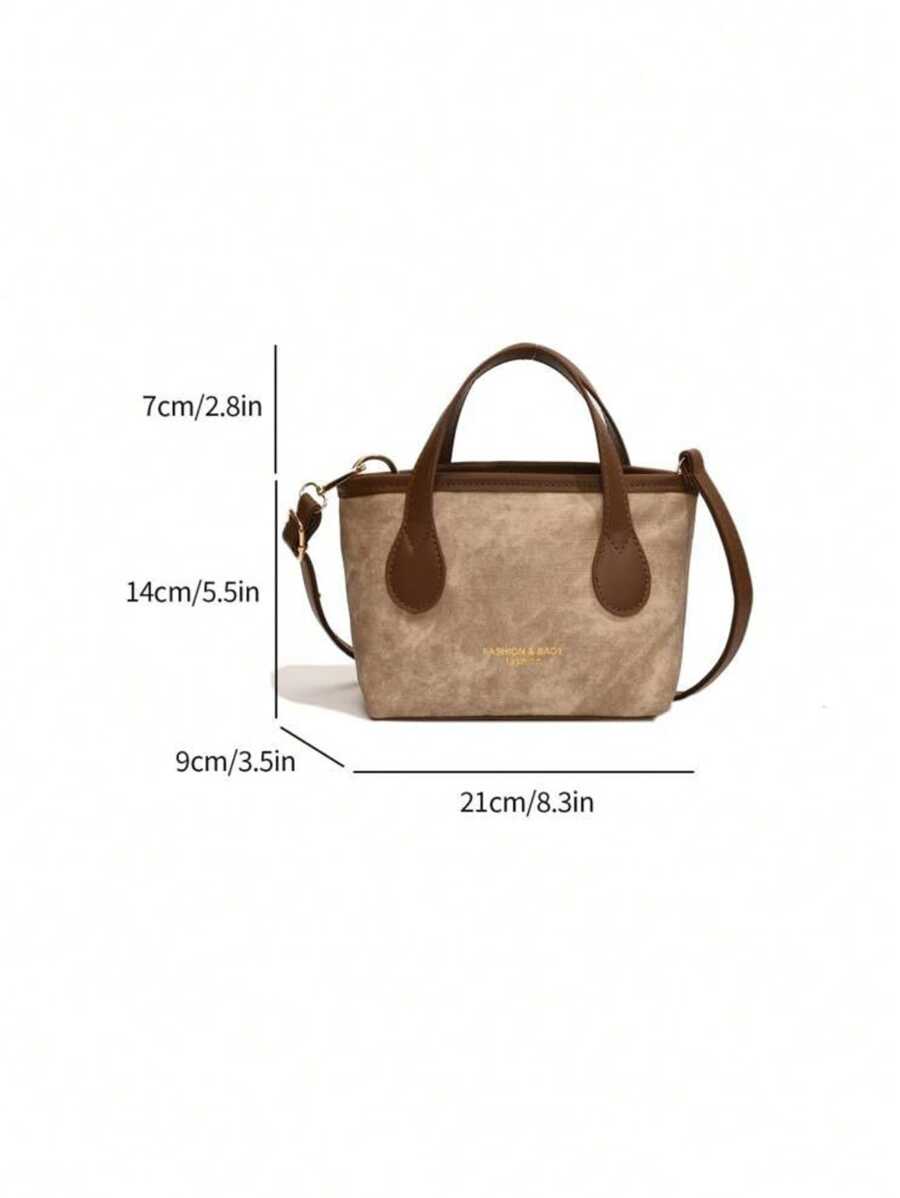 SHEIN حقيبة كتف بنية أنيقة