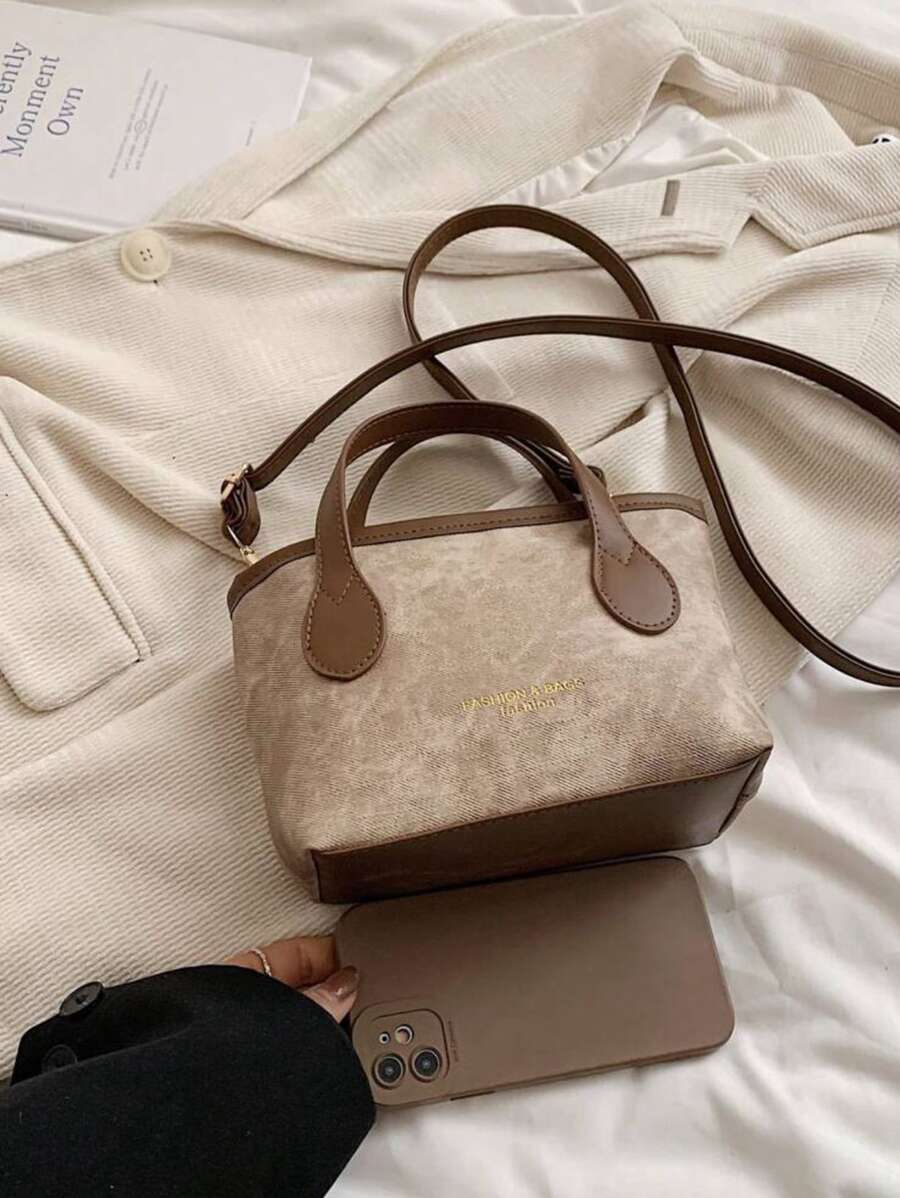 SHEIN حقيبة كتف بنية أنيقة