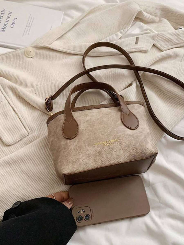 SHEIN حقيبة كتف بنية أنيقة