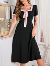 SHEIN فستان نوم كاجوال محبوك