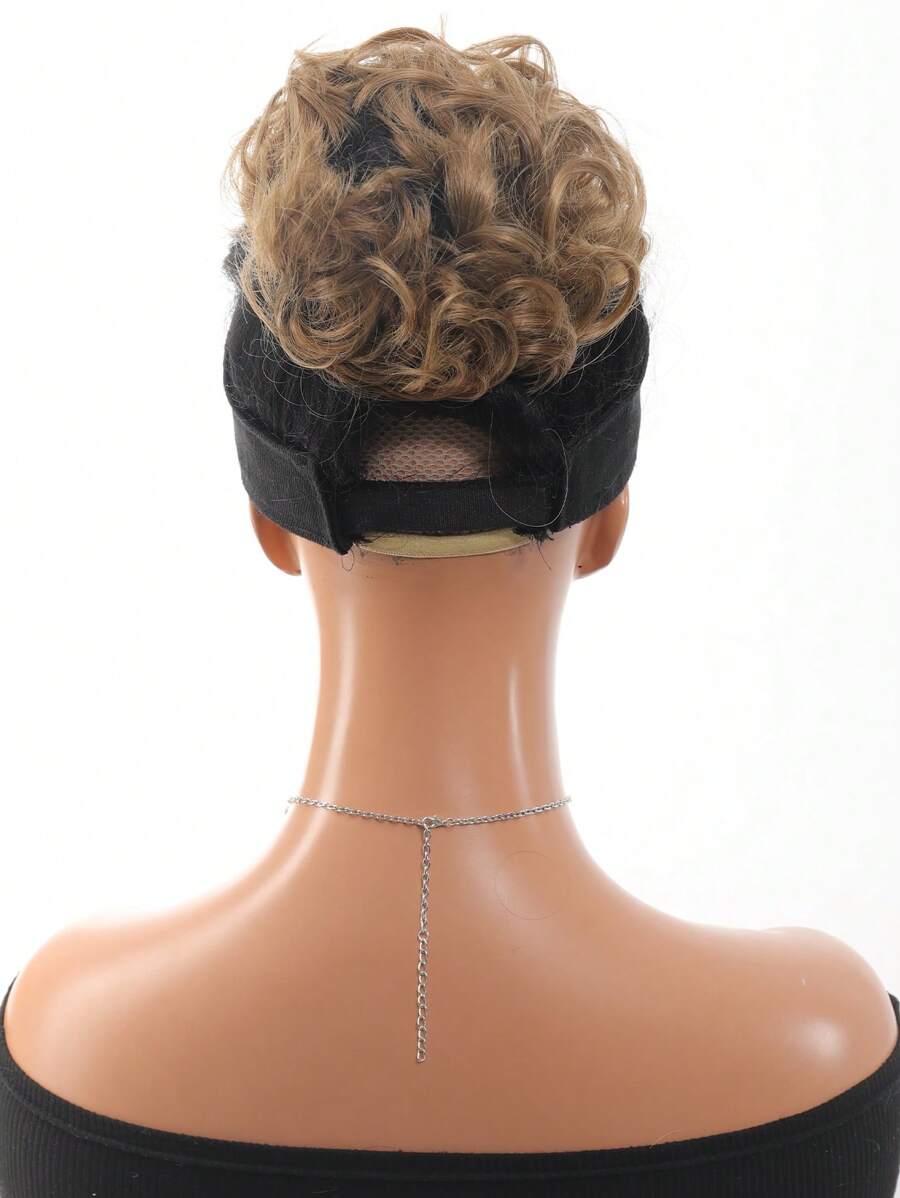 SHEIN مشد شعر كعكة دونات مجعد اصطناعي