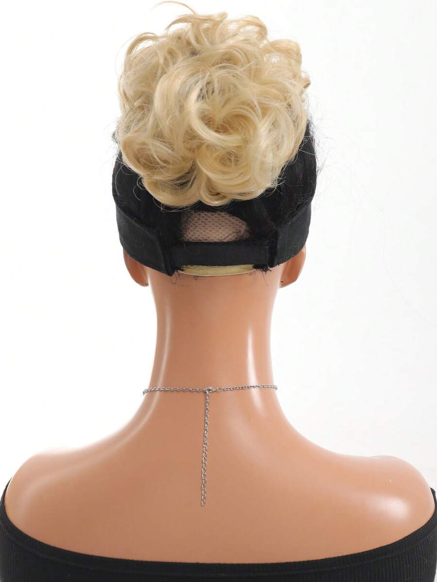 SHEIN مشد شعر كعكة دونات مجعد اصطناعي