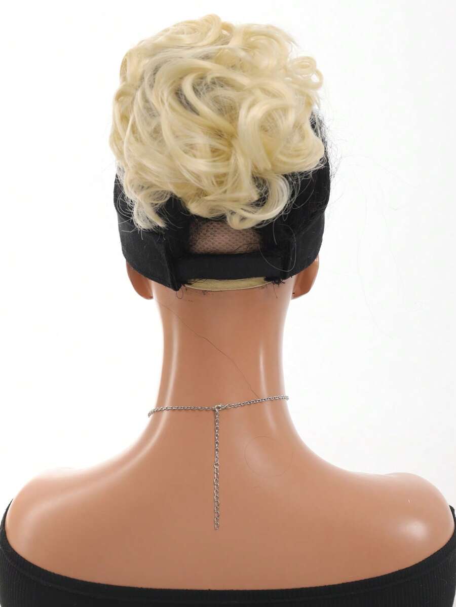 SHEIN مشد شعر كعكة دونات مجعد اصطناعي