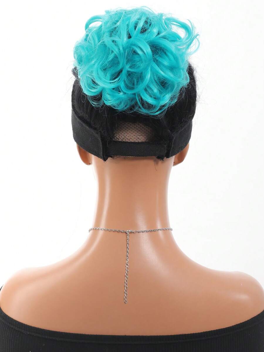 SHEIN مشد شعر كعكة دونات مجعد اصطناعي