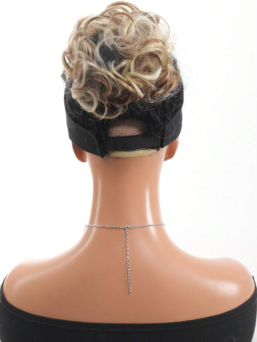 SHEIN مشد شعر كعكة دونات مجعد اصطناعي