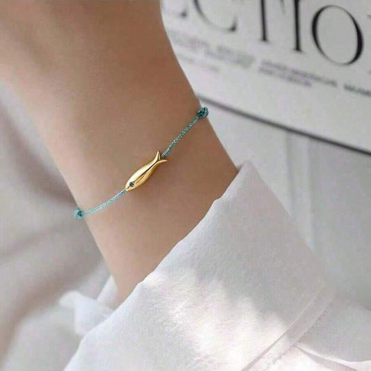 SHEIN سوار سمكة الكارب البسيط للجنسين