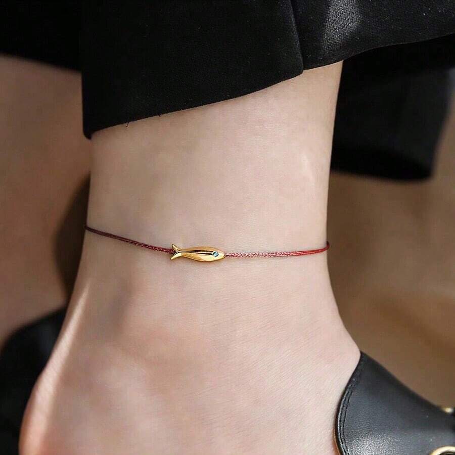 SHEIN سوار سمكة الكارب البسيط للجنسين