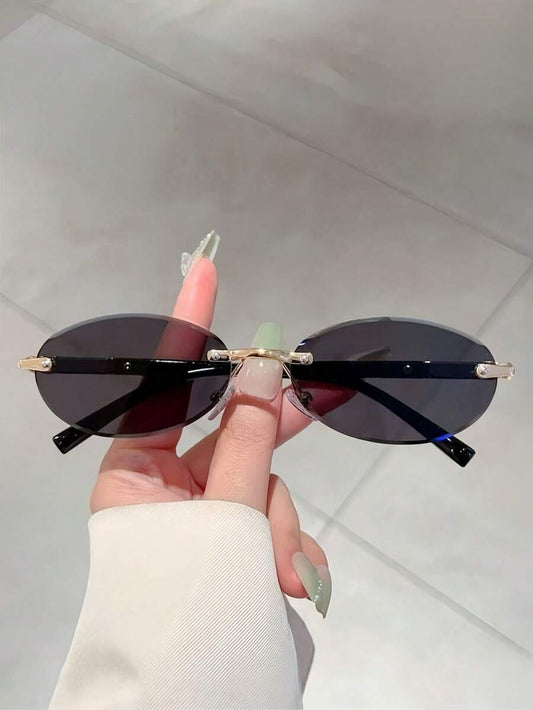 SHEIN نظارة نسائية بدون حواف بعدسات ملونة