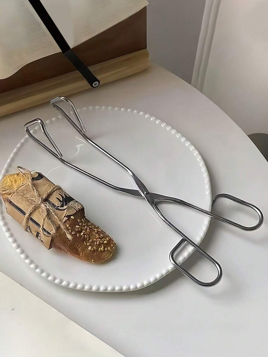 SHEIN مشبك خبز ستانلس ستيل بسيط للمعجنات والطبخ