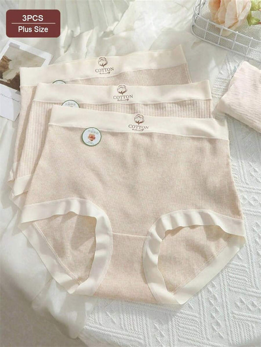 SHEIN طقم 3 سروال داخلي خصر مرتفع
