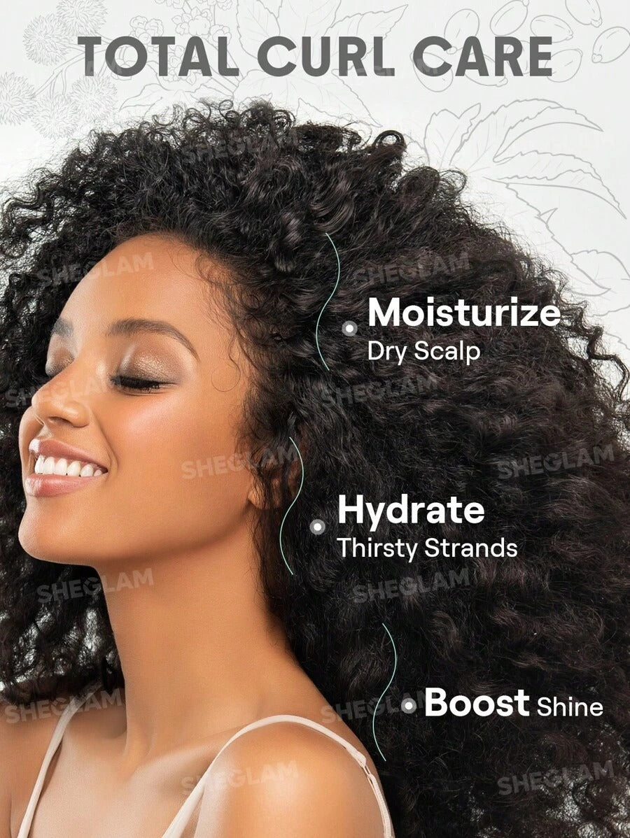 SHEGLAM HAIR زيت بالخروع الأسود لترطيب وتقوية الشعر وفروة الرأس
