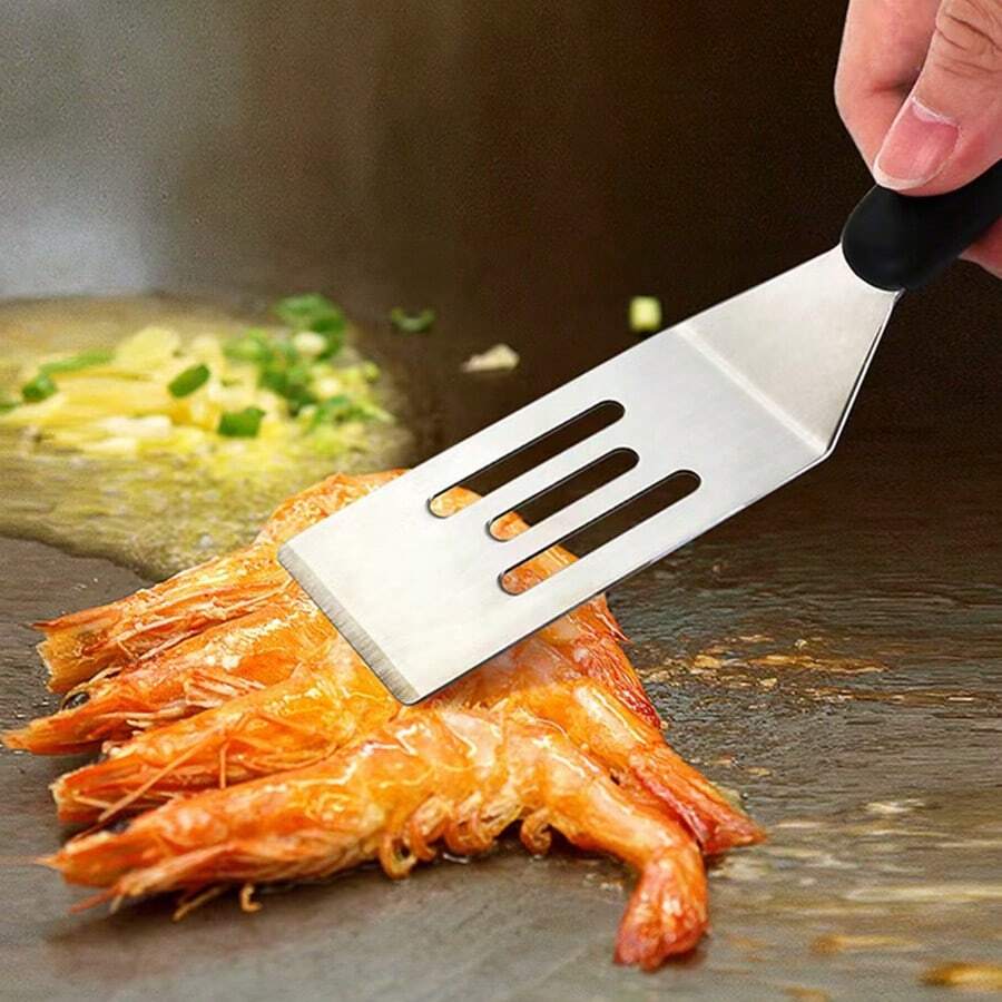 SHEIN مقشطة صغيرة ستانلس ستيل للمطبخ والطهي