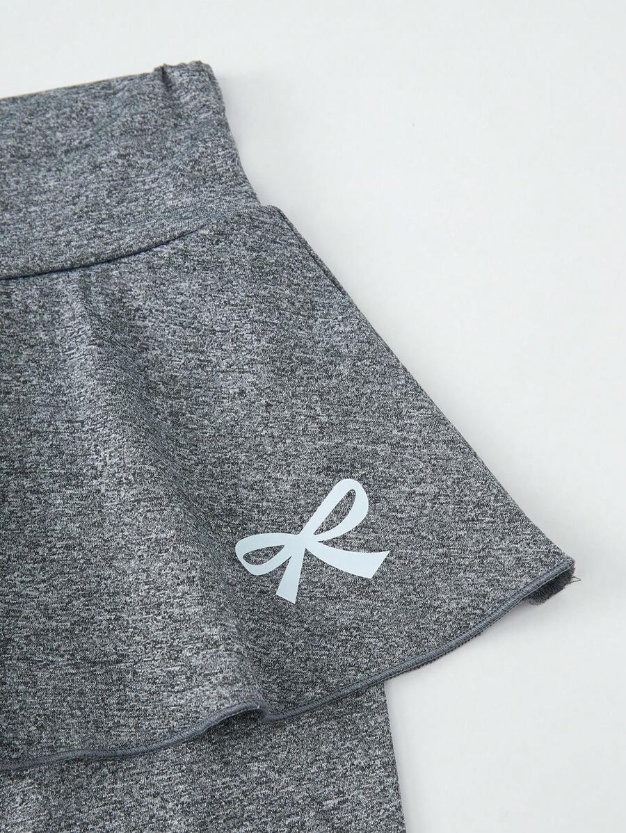 SHEIN Reset Phase طقم بناتي قطعتان بطبعة فراشات وفيونكة