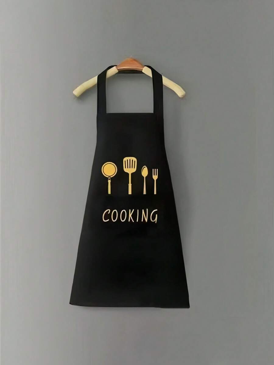 SHEIN مئزر مطبخ مضاد للماء والشحوم بتصميم أنيق