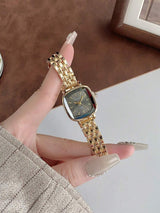 SHEIN ساعة نسائية صغيرة بسوار بنمط حزام البار والميناء