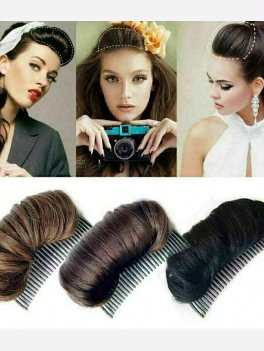 SHEIN طقم 2 قطعة مشط وإكسسوارات لزيادة حجم الشعر