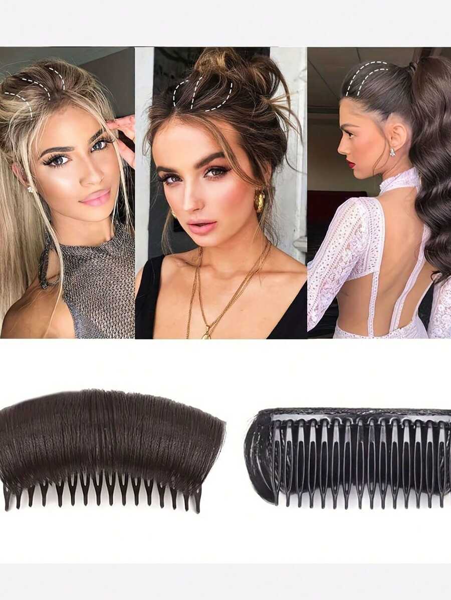 SHEIN طقم 2 قطعة مشط وإكسسوارات لزيادة حجم الشعر
