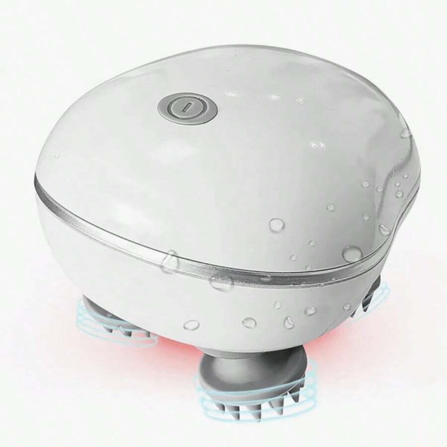 SHEIN جهاز تدليك فروة الرأس الكهربائي اللاسلكي بـ4 مخالب